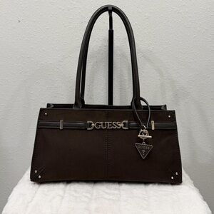 Guess Chocolate Brown Shoulder Bag
